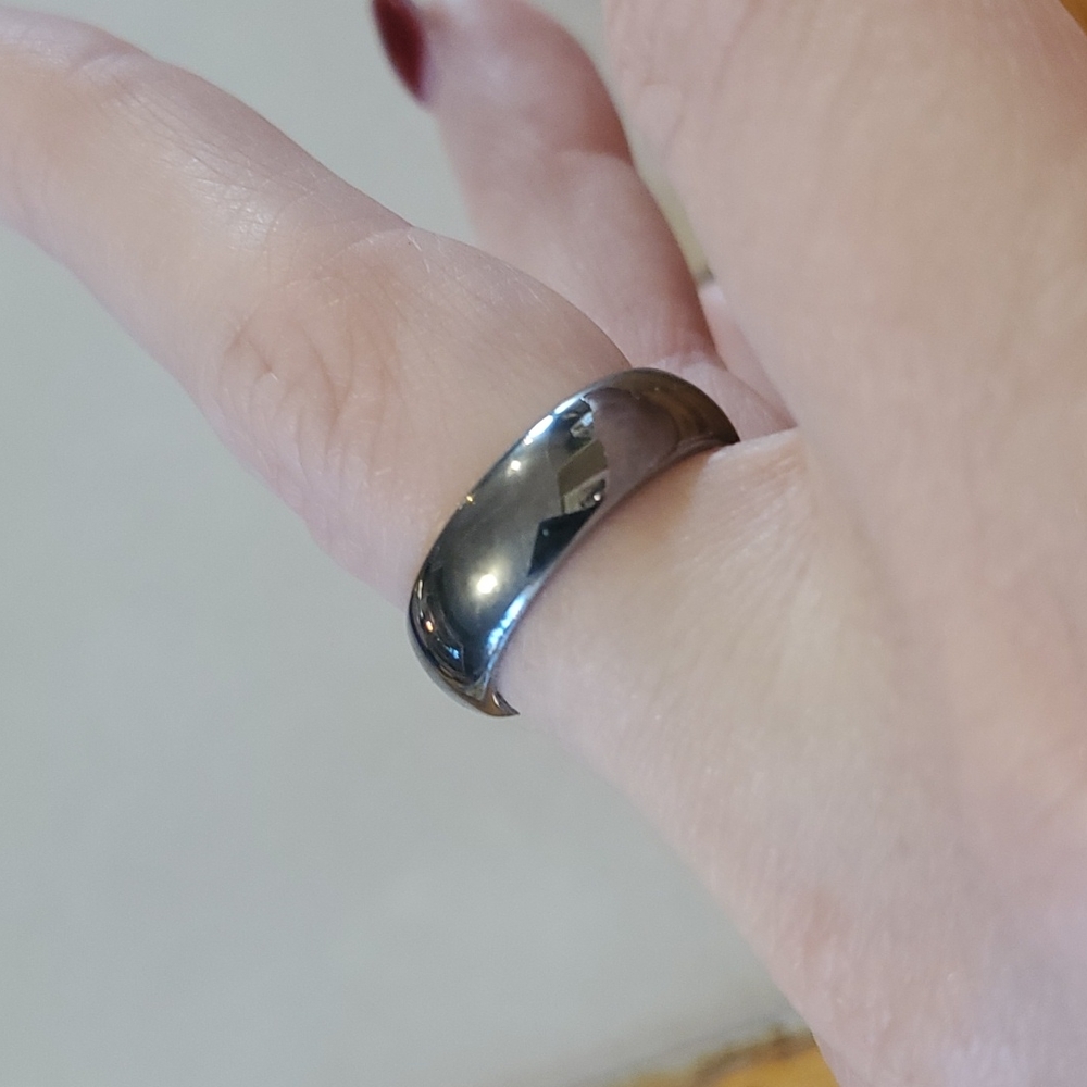 Sz 6 tungsten carbide wedding ring #6